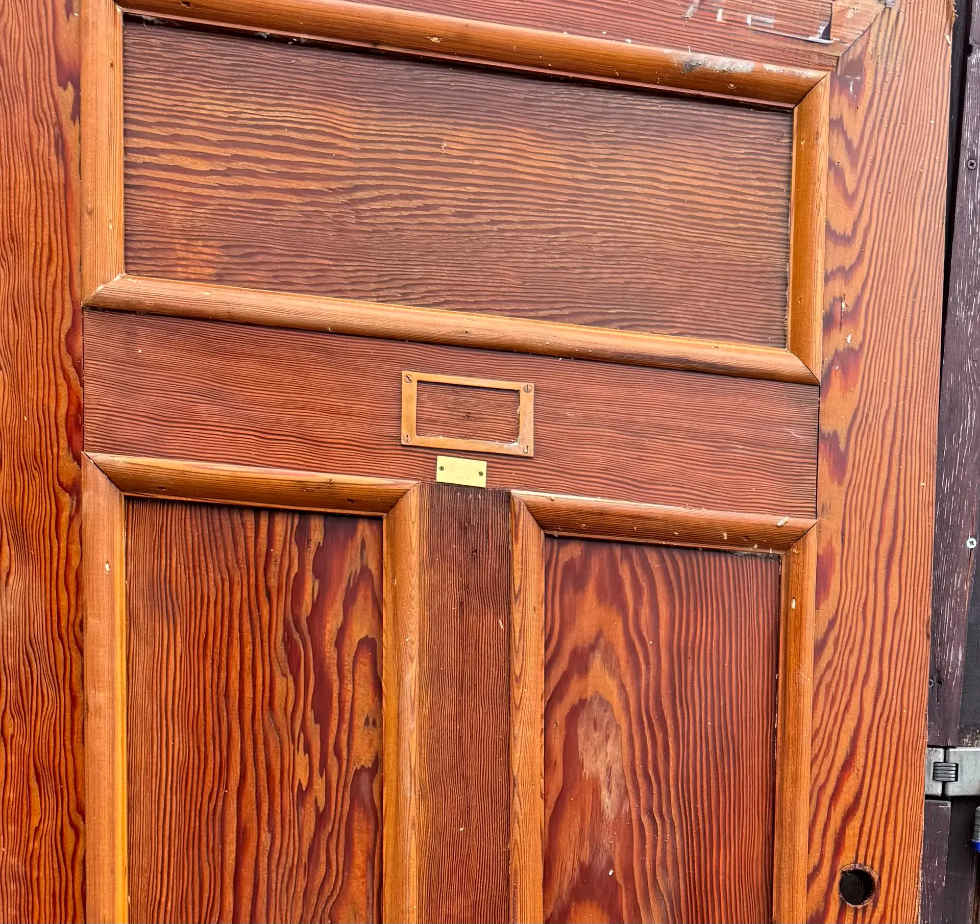 door restoration final finish