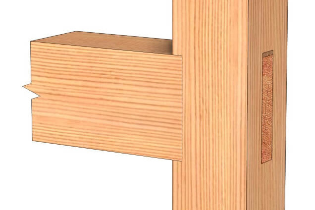 Solid timber panel door being restored