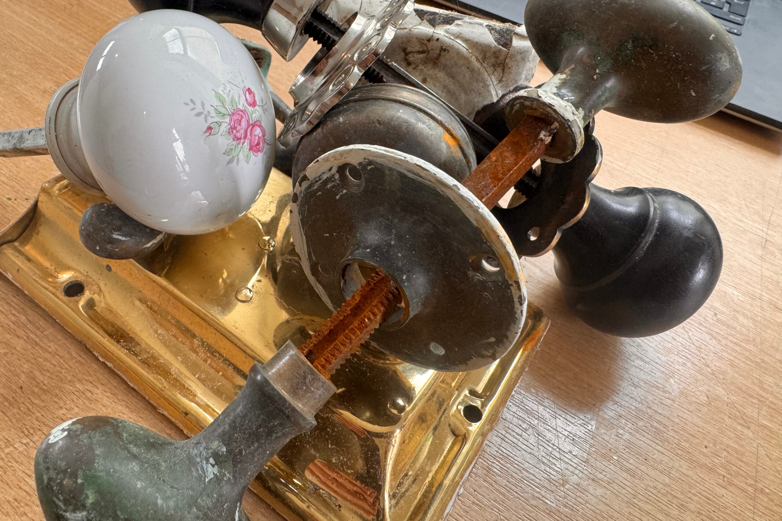 Reclaimed door hardware and ironmongery