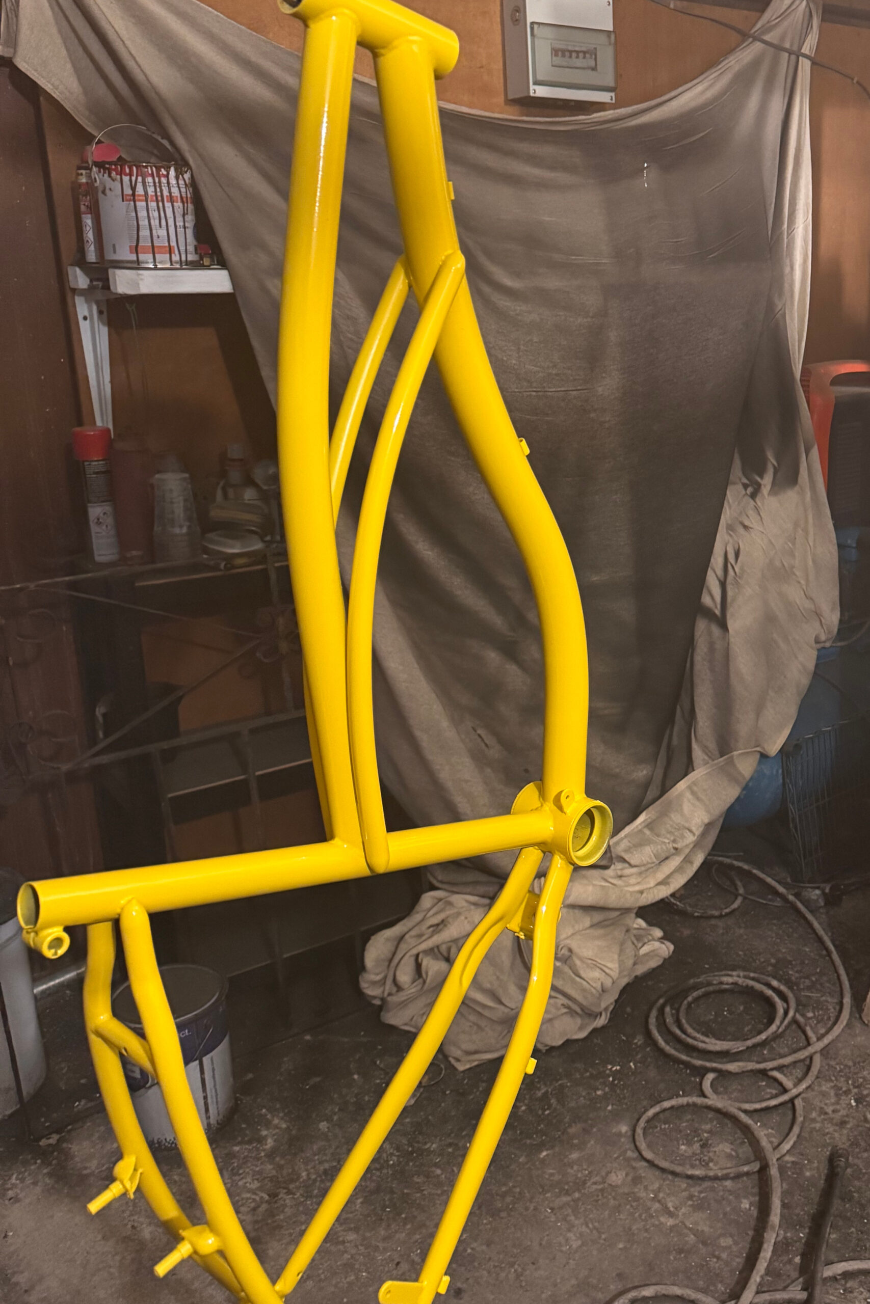Metalwork prepared for priming