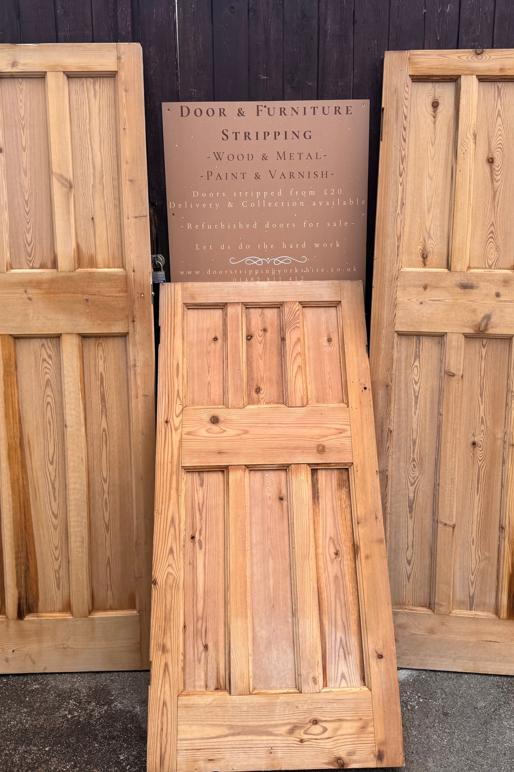 Reclaimed wooden doors for sale