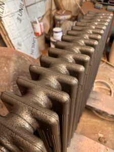 Refinished cast iron radiator